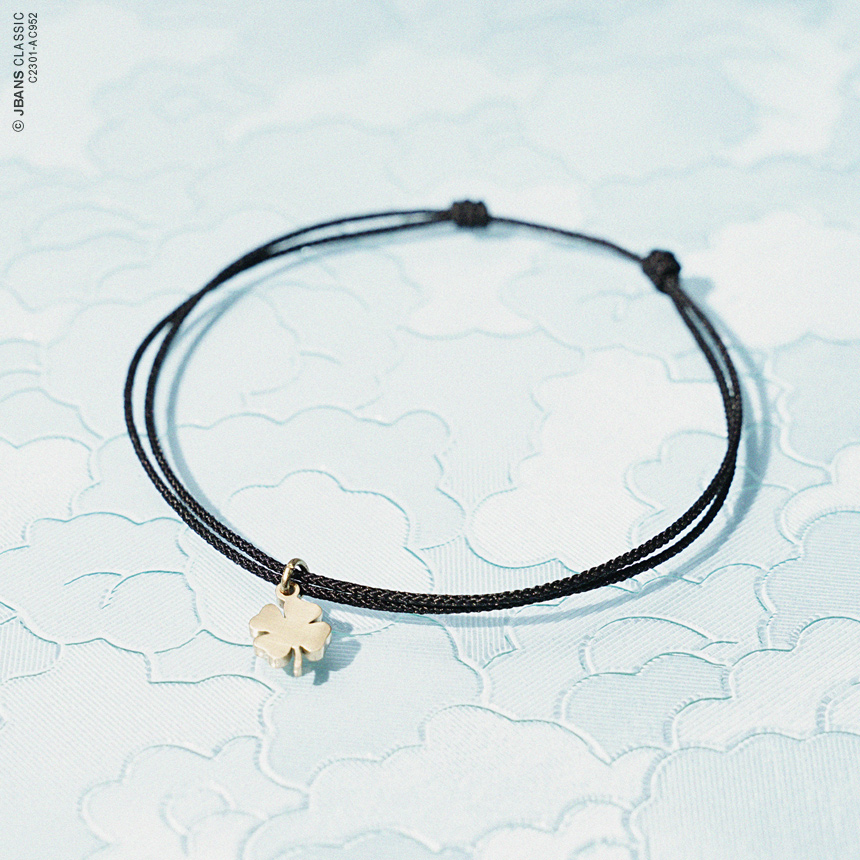 【SURGERY】surgery l cloverlink bracelet Mint Green and Gold Clover Medical ID Chain Bracelet