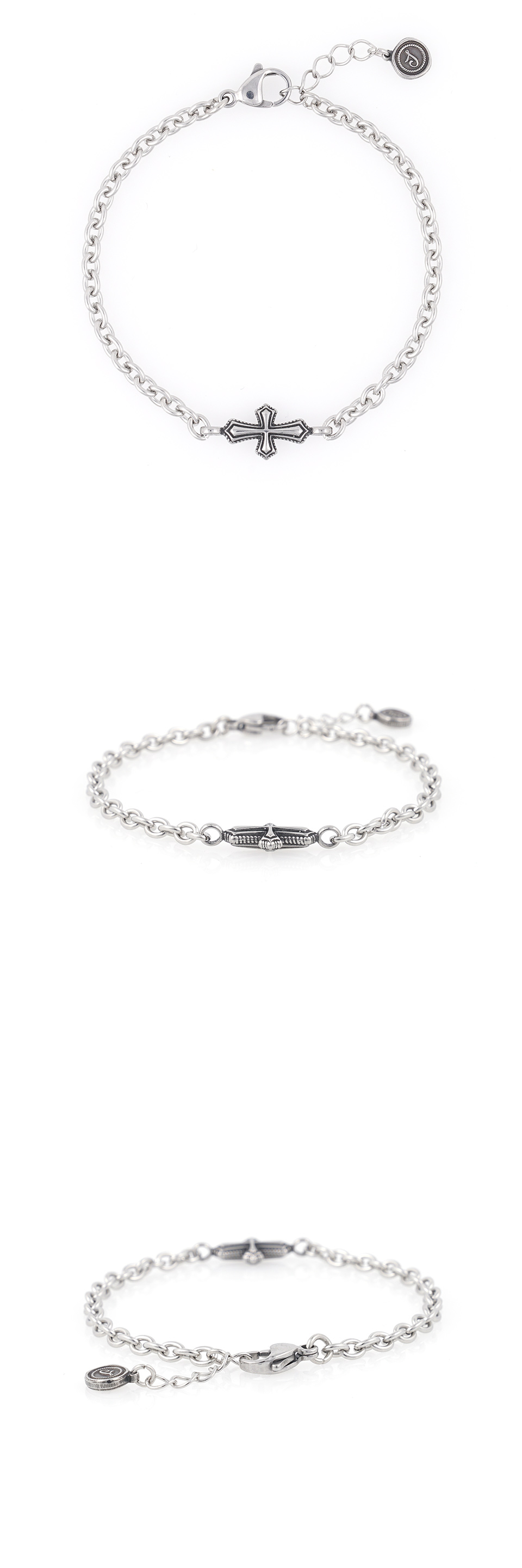 【JBANS CLASSIC】★C2501-SE412_BR ブレスレットセット MUSINSA | JBANS CLASSIC Antique Cross Pendant 4-Round Ring