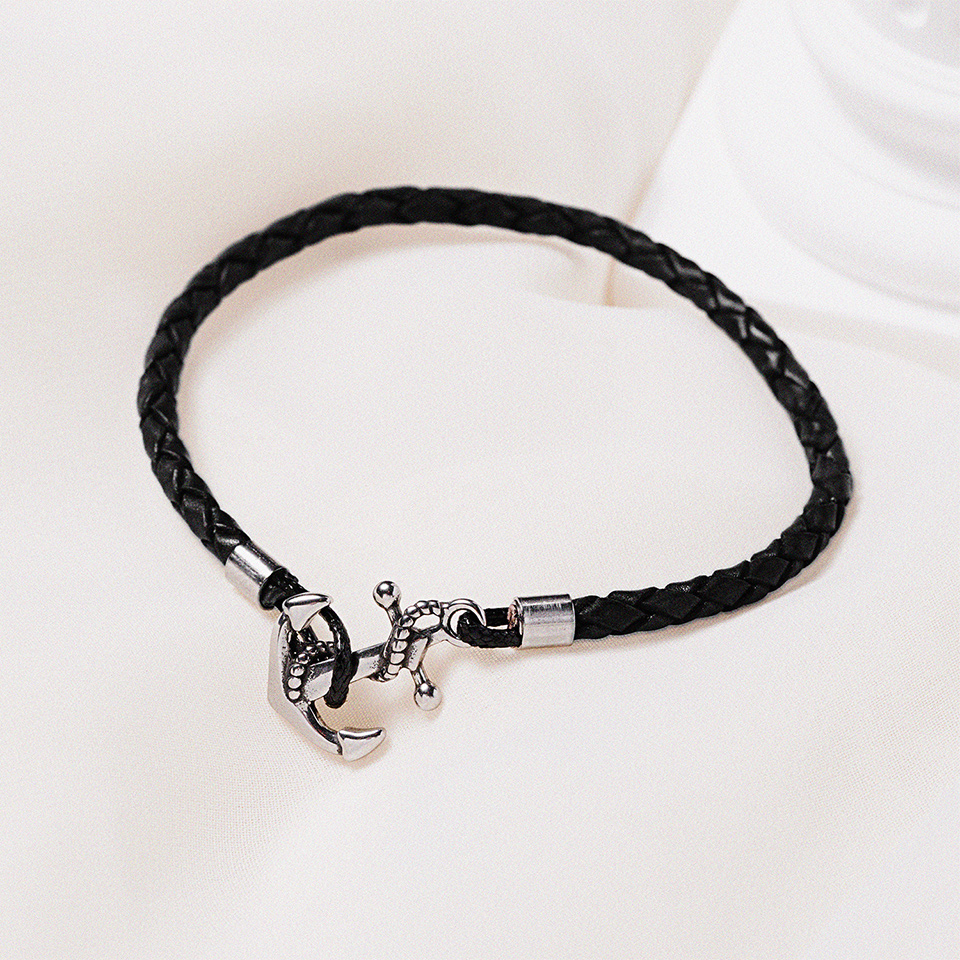 MUSINSA | JBANS CLASSIC Burnished Anchor Claps 3mm Coil Leather